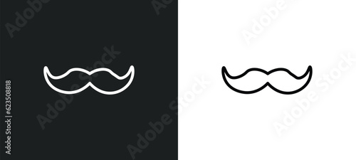 hairy icon isolated in white and black colors. hairy outline vector icon from people collection for web, mobile apps and ui.