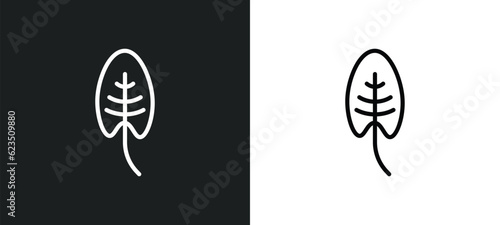 spear shaped icon isolated in white and black colors. spear shaped outline vector icon from nature collection for web, mobile apps and ui.