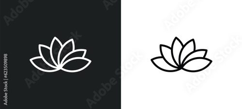 protea icon isolated in white and black colors. protea outline vector icon from nature collection for web, mobile apps and ui.