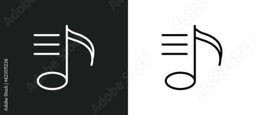 playlist icon isolated in white and black colors. playlist outline vector icon from music and media collection for web, mobile apps and ui.