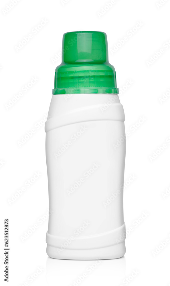 white plastic bottle isolated on a white background white plastic bottle isolated on a white background