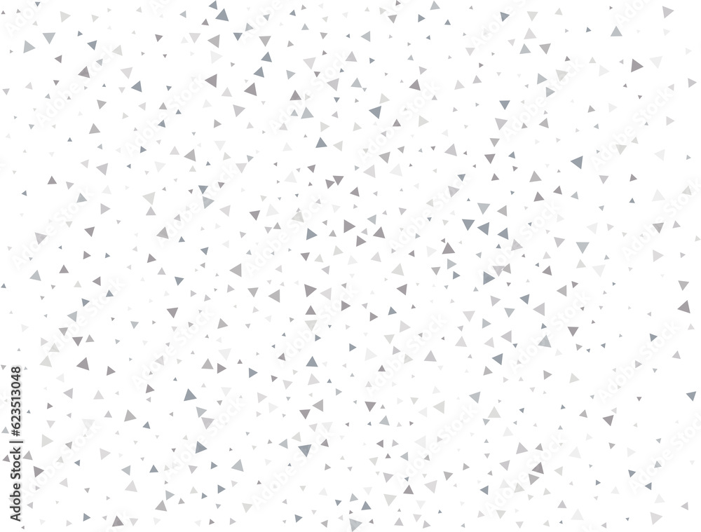 Birthday Silver Triangular Confetti Birthday Silver Triangular Confetti