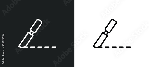 surgery icon isolated in white and black colors. surgery outline vector icon from health and medical collection for web, mobile apps and ui.