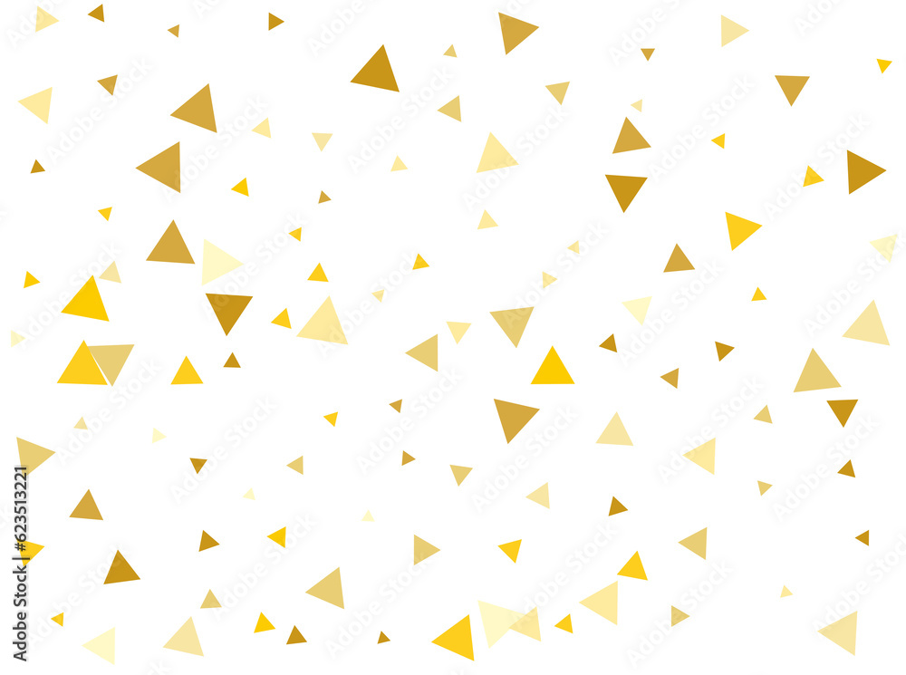 Golden Triangular Confetti Golden Triangular Confetti