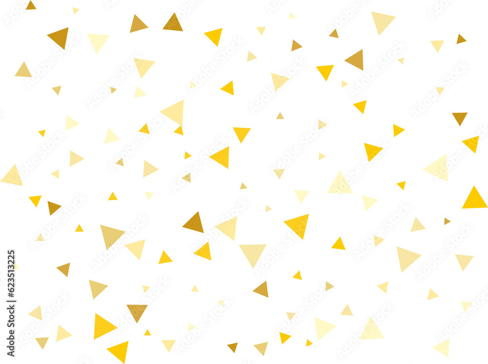 Golden Triangular Confetti Golden Triangular Confetti