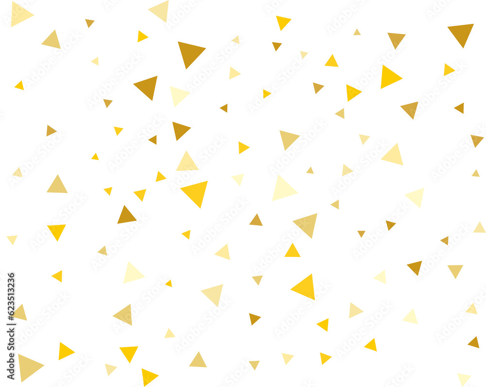 Golden Triangular Confetti Golden Triangular Confetti