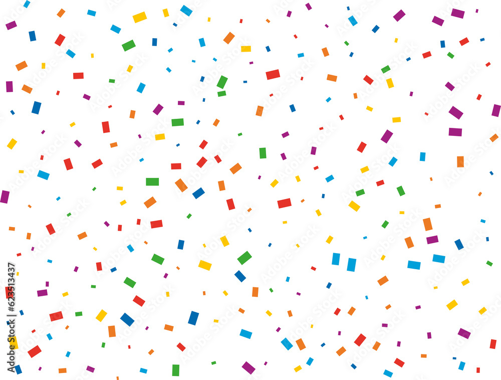 Luxury Rainbow Rectangular Confetti Luxury Rainbow Rectangular Confetti