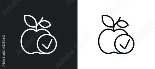 good diet icon isolated in white and black colors. good diet outline vector icon from gym and fitness collection for web, mobile apps and ui.