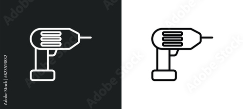 perforator icon isolated in white and black colors. perforator outline vector icon from general collection for web, mobile apps and ui.