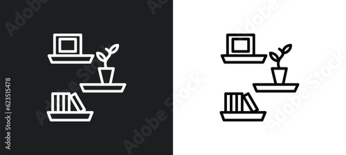 wall shelves icon isolated in white and black colors. wall shelves outline vector icon from furniture & household collection for web, mobile apps and ui.