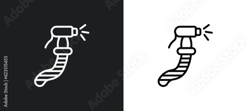 bidet icon isolated in white and black colors. bidet outline vector icon from furniture & household collection for web, mobile apps and ui.