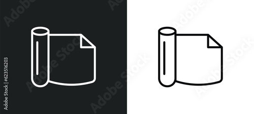 wrapping icon isolated in white and black colors. wrapping outline vector icon from food collection for web, mobile apps and ui.