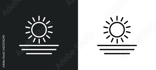 morning icon isolated in white and black colors. morning outline vector icon from food collection for web, mobile apps and ui.