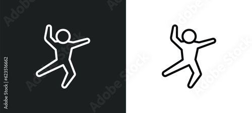 stupid human icon isolated in white and black colors. stupid human outline vector icon from feelings collection for web, mobile apps and ui.