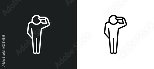 hopeless human icon isolated in white and black colors. hopeless human outline vector icon from feelings collection for web, mobile apps and ui.