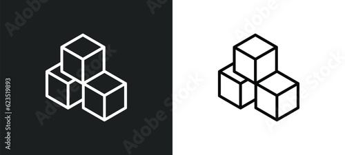 creche icon isolated in white and black colors. creche outline vector icon from education collection for web, mobile apps and ui.