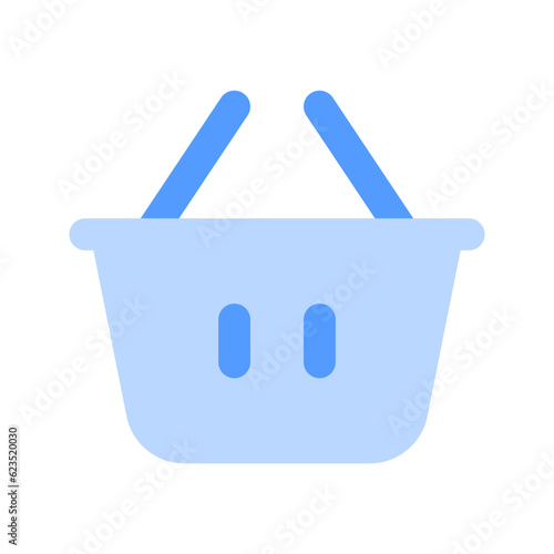 shopping cart duotone icon