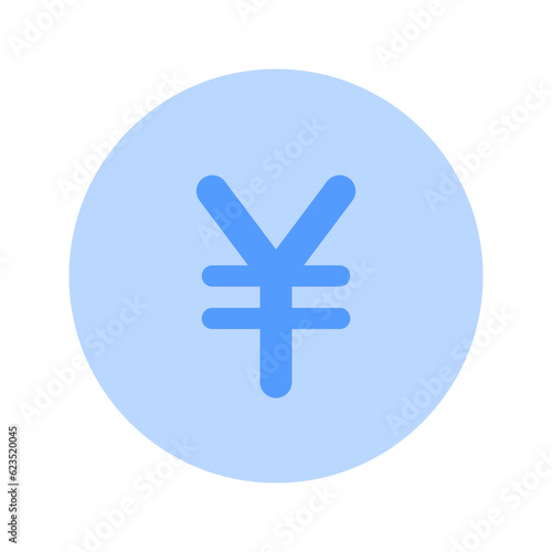 yen duotone icon