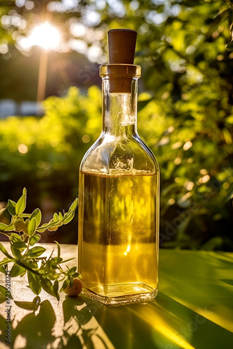 bottle of olive oil