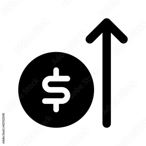 investment glyph icon