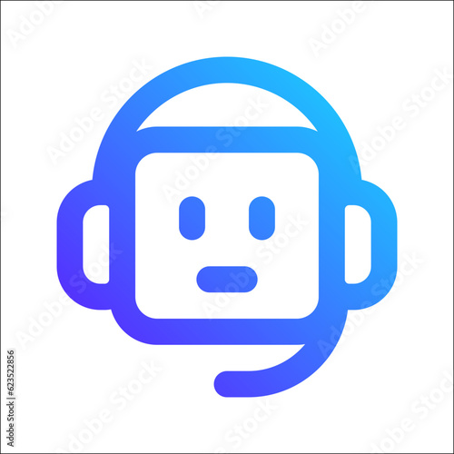chatbot gradient icon