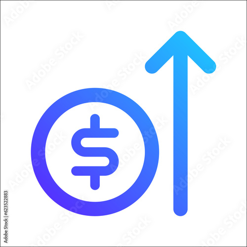 investment gradient icon