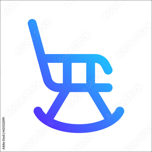 retirement gradient icon