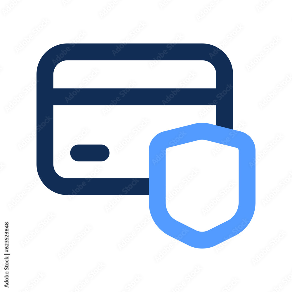 secure payment outline color icon secure payment outline color icon