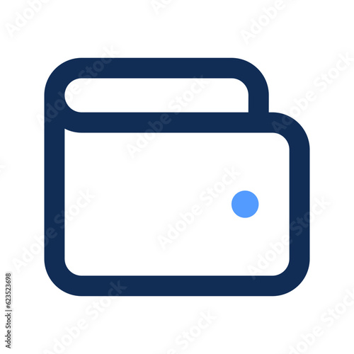 wallet outline color icon