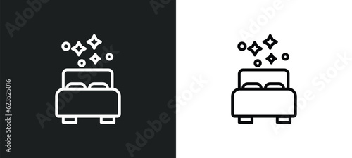 clean room icon isolated in white and black colors. clean room outline vector icon from cleaning collection for web, mobile apps and ui.