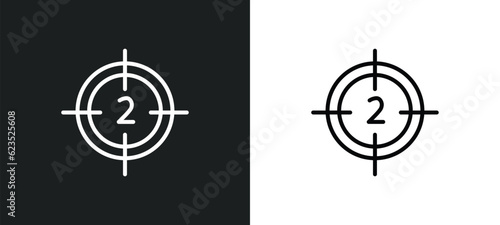 film counter icon isolated in white and black colors. film counter outline vector icon from cinema collection for web, mobile apps and ui.