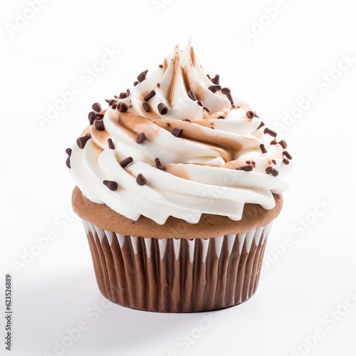 cupcake isolated on a white background