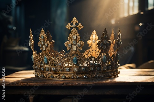 Medieval crown of royalty