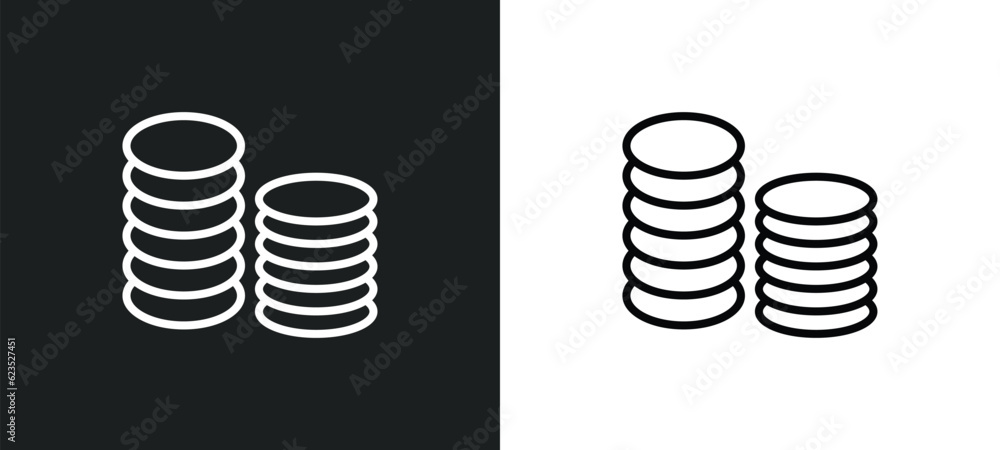stack of gold icon isolated in white and black colors. stack of gold outline vector icon from business collection for web, mobile apps and ui. stack of gold icon isolated in white and black colors. stack of gold outline vector icon from business collection for web, mobile apps and ui.