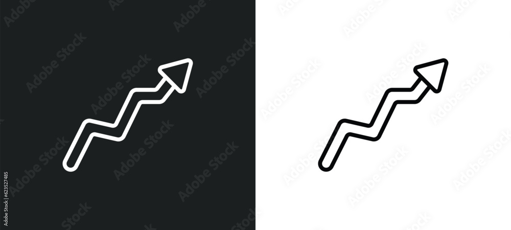 graphic arrow icon isolated in white and black colors. graphic arrow outline vector icon from business collection. collection for web, mobile apps and ui. graphic arrow icon isolated in white and black colors. graphic arrow outline vector icon from business collection. collection for web, mobile apps and ui.