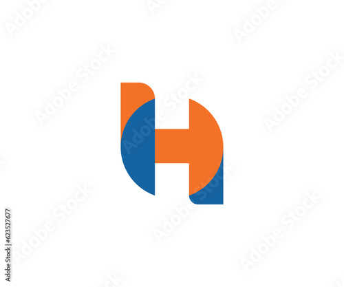 Free Download Letter H Logo. H Letter Design Vector - GFXLoad