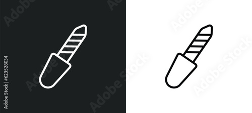 pedicure icon isolated in white and black colors. pedicure outline vector icon from beauty collection for web, mobile apps and ui.