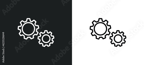 hine icon isolated in white and black colors. hine outline vector icon from artificial intellegence collection for web, mobile apps and ui.