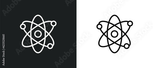 science icon isolated in white and black colors. science outline vector icon from artificial intellegence collection for web, mobile apps and ui.