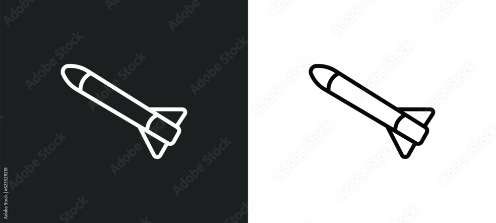 launcher icon isolated in white and black colors. launcher outline vector icon from army and war collection. collection for web, mobile apps and ui. launcher icon isolated in white and black colors. launcher outline vector icon from army and war collection. collection for web, mobile apps and ui.