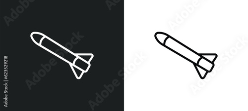 launcher icon isolated in white and black colors. launcher outline vector icon from army and war collection. collection for web, mobile apps and ui.