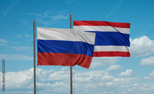 Free Download Thailand and Russia flag - GFXLoad
