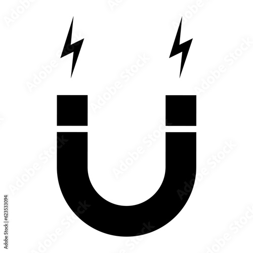magnet icon vector logo template