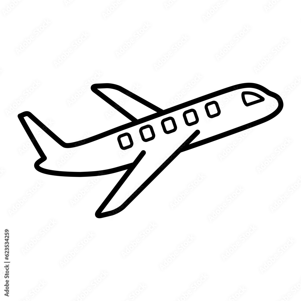 airplane icon vector logo template airplane icon vector logo template