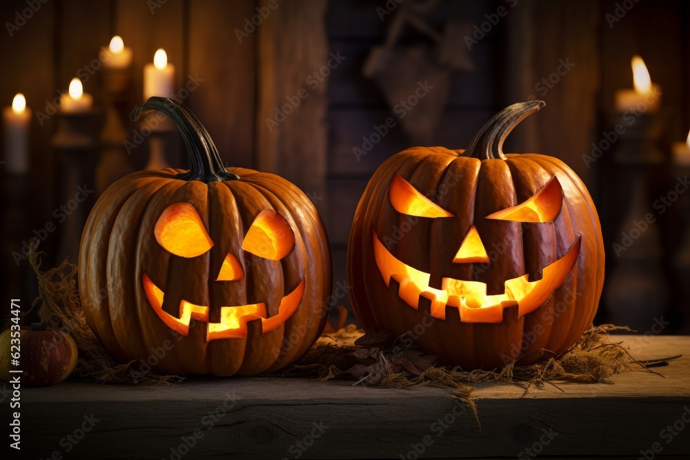 scary Halloween pumpkin head scary Halloween pumpkin head