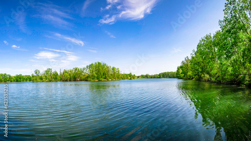 Fototapeta Naklejka Na Ścianę i Meble -  Hawk Island County Park, ingham county, Michigan, USA