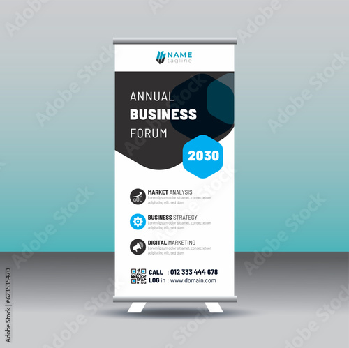 Roll Up Banner Template