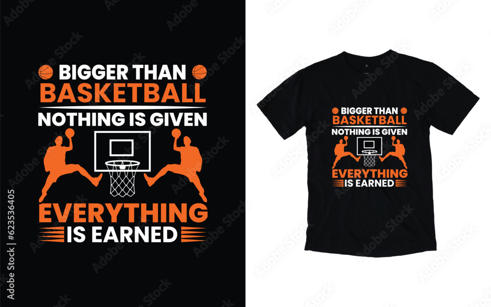 Basketball typography vector t-shirt design, Sports t-shirt design, Basketball t-shirt design for print