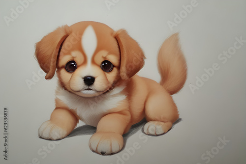 cute puppy Generative AI