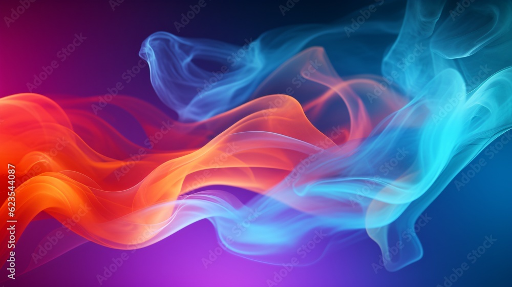 colorful infinite smooky cloud, background